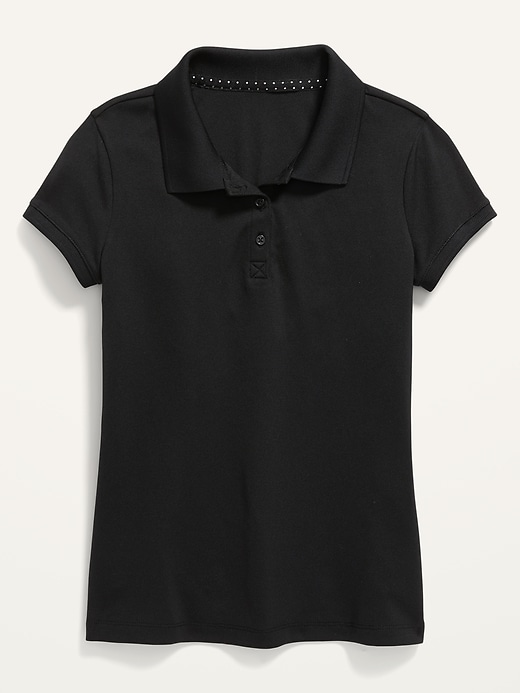 View large product image 1 of 1. Uniform Moisture-Wicking Polo Shirt for Girls