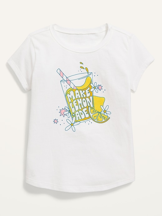 Old Navy Graphic Scoop-Neck Tee for Toddler Girls. 1