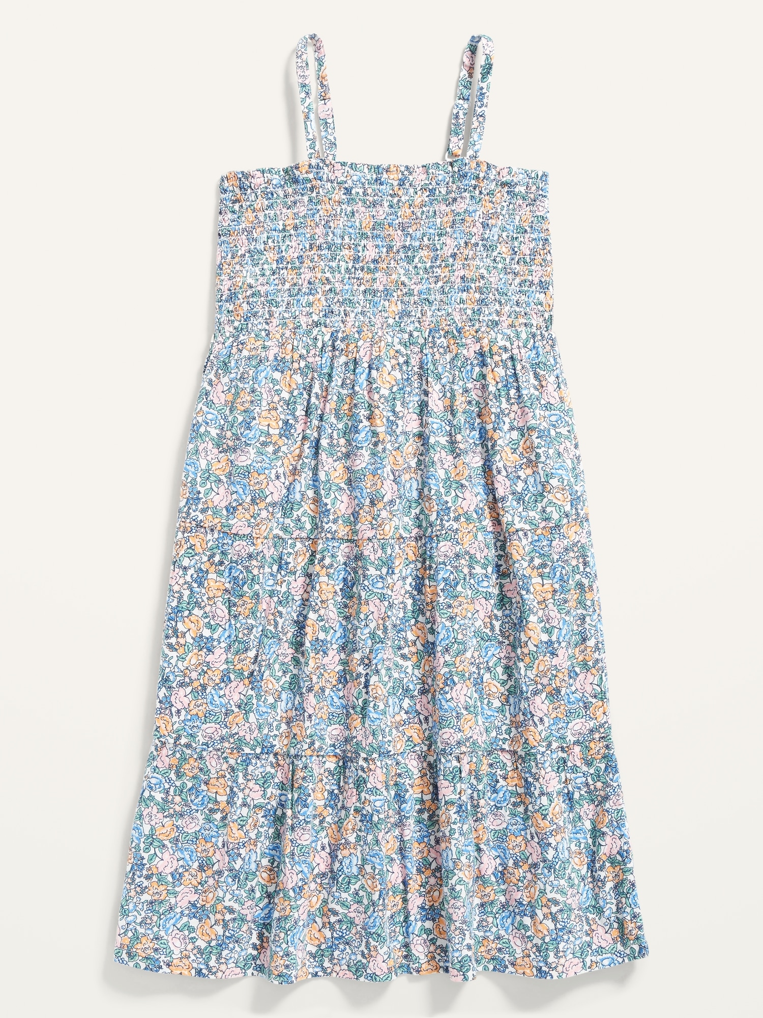 Floral Sleeveless Tiered Swing Dress for Girls | Old Navy