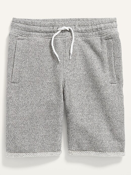 View large product image 1 of 2. Cozy French Terry Cut-Off Shorts For Boys