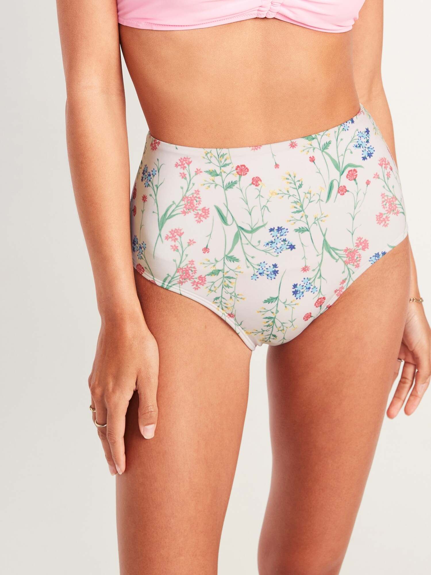 High-Waisted Swim Bottoms for Women