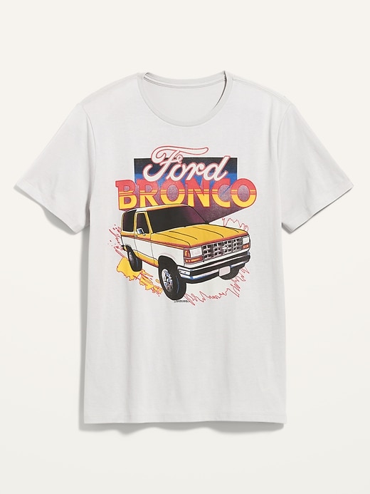 View large product image 2 of 2. Ford Bronco&#174 Gender-Neutral Graphic Tee for Adults