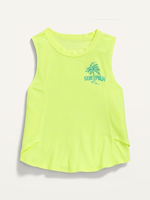 View large product image 1 of 1. Breathe ON Side-Wrap Tank Top for Girls