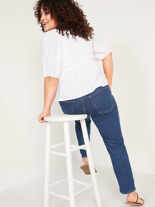 Image number 7 showing, High-Waisted O.G. Straight Ankle Jeans for Women