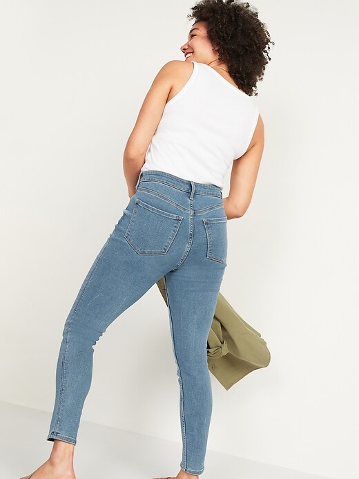 Image number 7 showing, Extra High-Waisted Rockstar 360° Stretch Super Skinny Jeans for Women