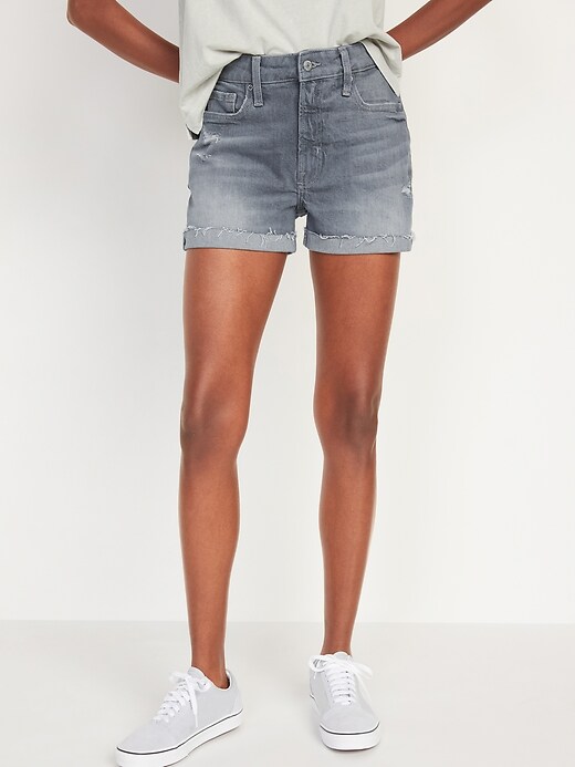 high waisted shorts 3 inch inseam