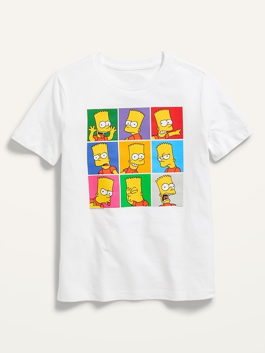 Old Navy The Simpsons&#153 Bart Gender-Neutral Graphic T-Shirt For Kids. 1