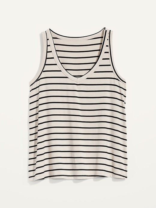 Luxe Jersey-Knit V-Neck Tank Top for Women | Old Navy