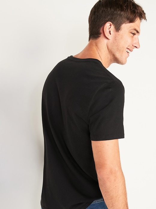 Image number 3 showing, Soft-Washed Crew-Neck T-Shirt for Men