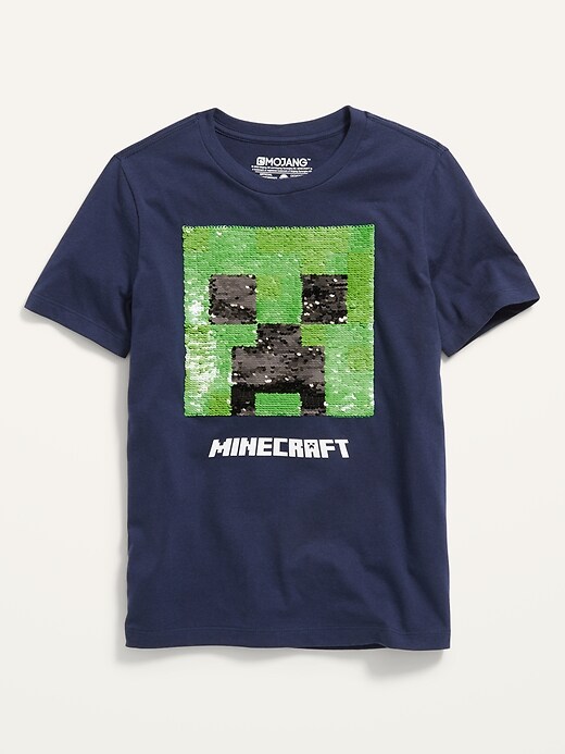 Voir une image plus grande du produit 1 de 2. T-shirt à imprimé MinecraftMC pour garçon