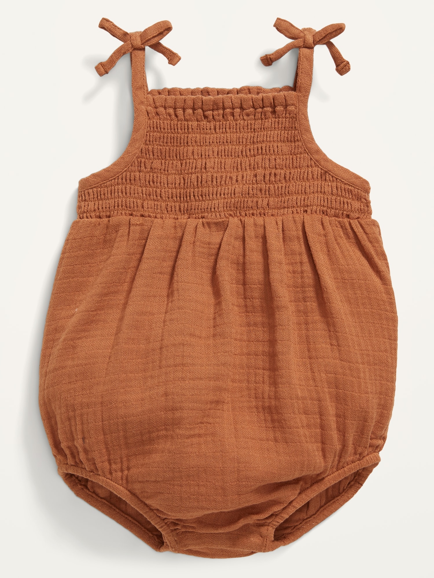 Smocked baby sale romper