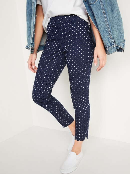 Voir une image plus grande du produit 2 de 2. Pantalon super moulant à taille haute, longueur à la cheville pour femme