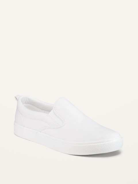 Gender-Neutral Canvas Slip-On Sneakers for Kids