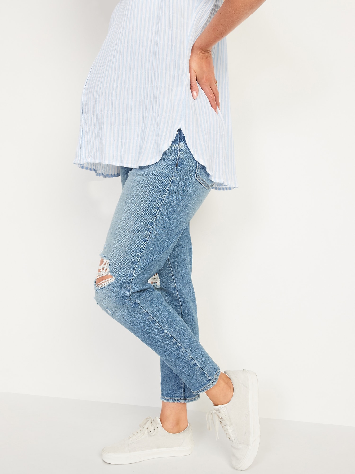 Bleu Clair FEMME Bas de Maternité en Jean Coupe Skinny Droit 3103599