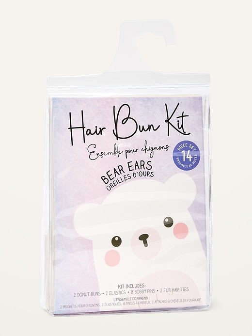 View large product image 1 of 3. Critter Hair Bun Kit for Kids