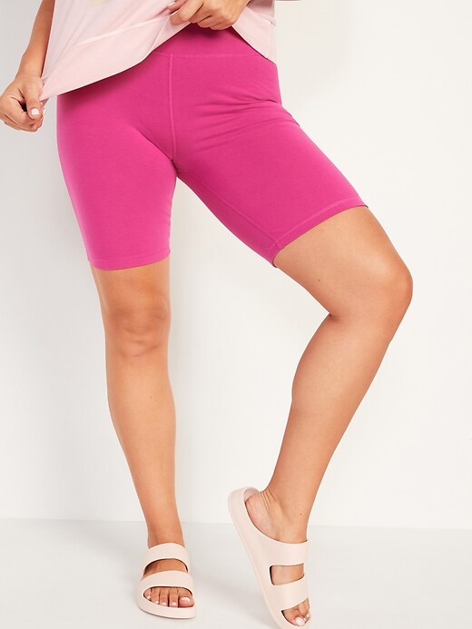 Image number 5 showing, Extra High-Waisted Biker Shorts -- 8-inch inseam