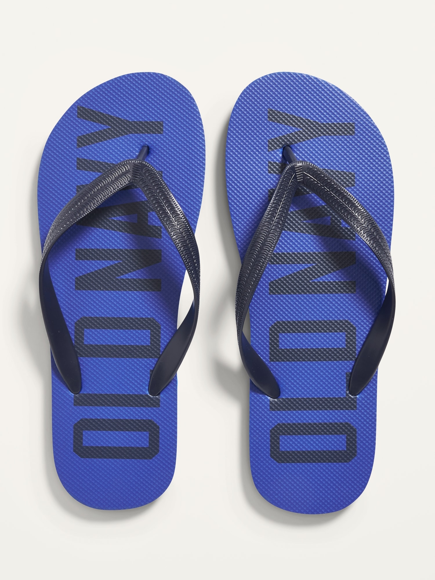 Logo-Graphic Flip-Flops for Men | Old Navy