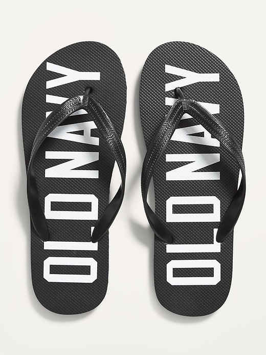 View large product image 1 of 1. Logo-Graphic Flip-Flops
