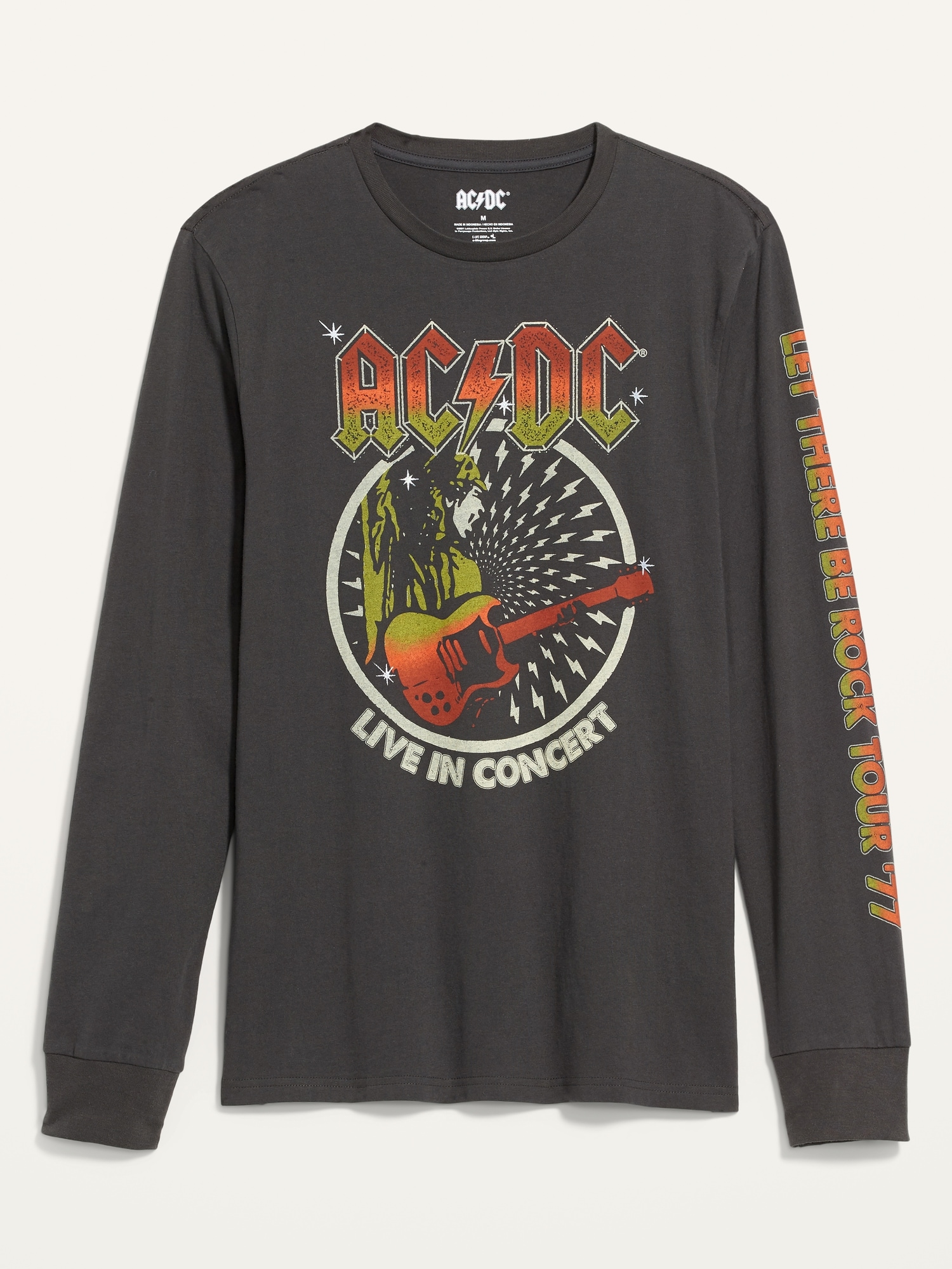 AC/DC™ Gender-Neutral Graphic Long-Sleeve T-Shirt for Adults