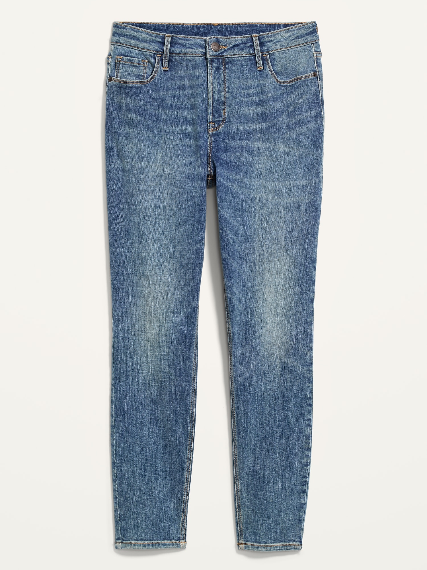 Old Navy High-Waisted Rockstar Super Skinny Ankle Jeans For Women blue. 1