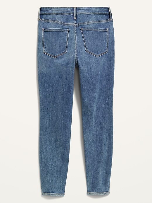 View large product image 2 of 2. High-Waisted Rockstar Super Skinny Ankle Jeans For Women