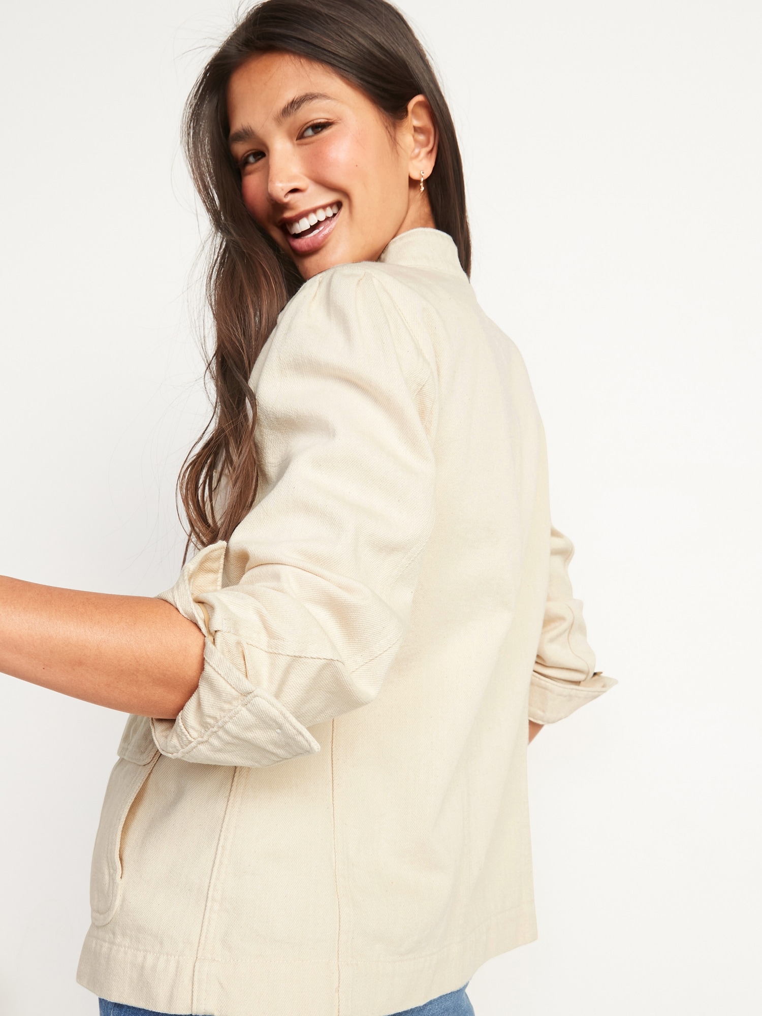 Twill Utility Jacket for Women | Old Navy