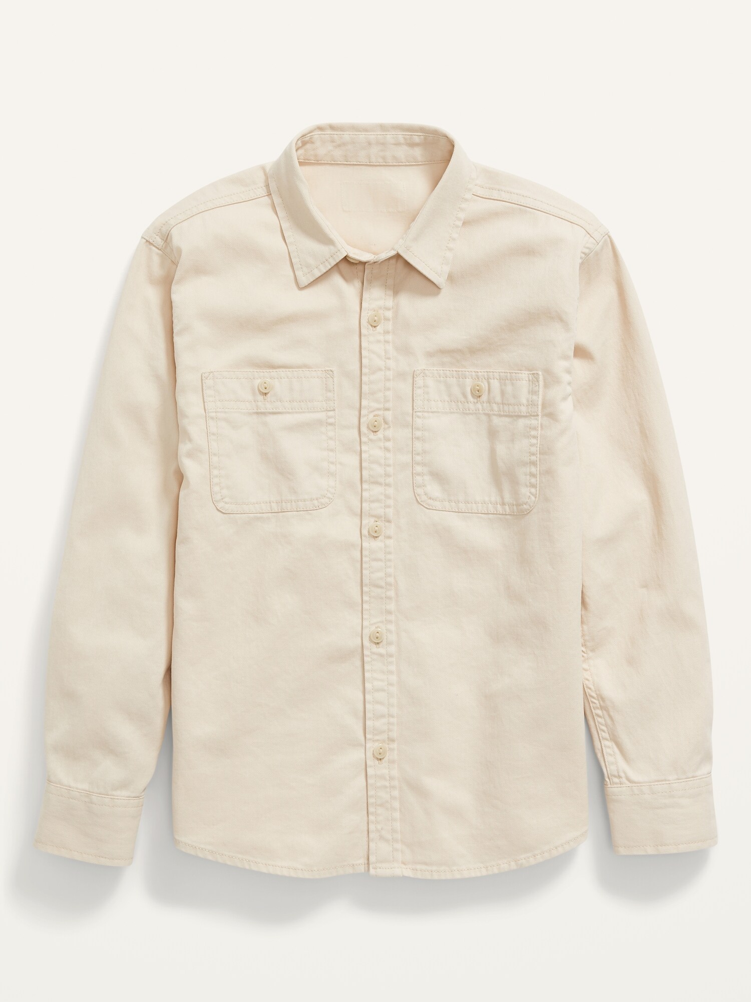 LongSleeve Workwear Utility Shirt For Boys Old Navy