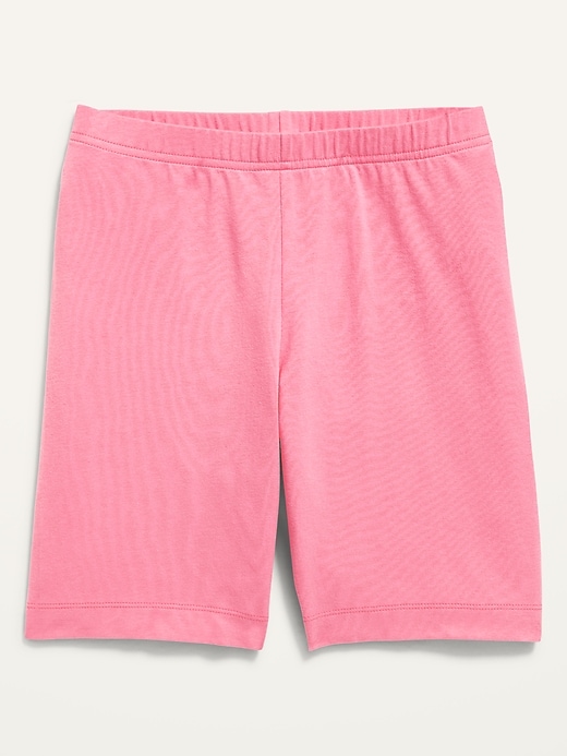 View large product image 1 of 1. High-Waisted Jersey Bike Shorts For Women -- 7-Inch Inseam