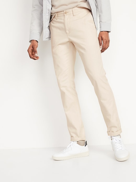 Image number 1 showing, Slim Uniform Non-Stretch Chino Pants for Men