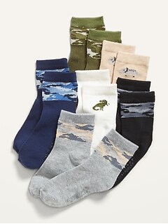 Choice of Color M L Boy's Old Navy Thick Crew Socks S 
