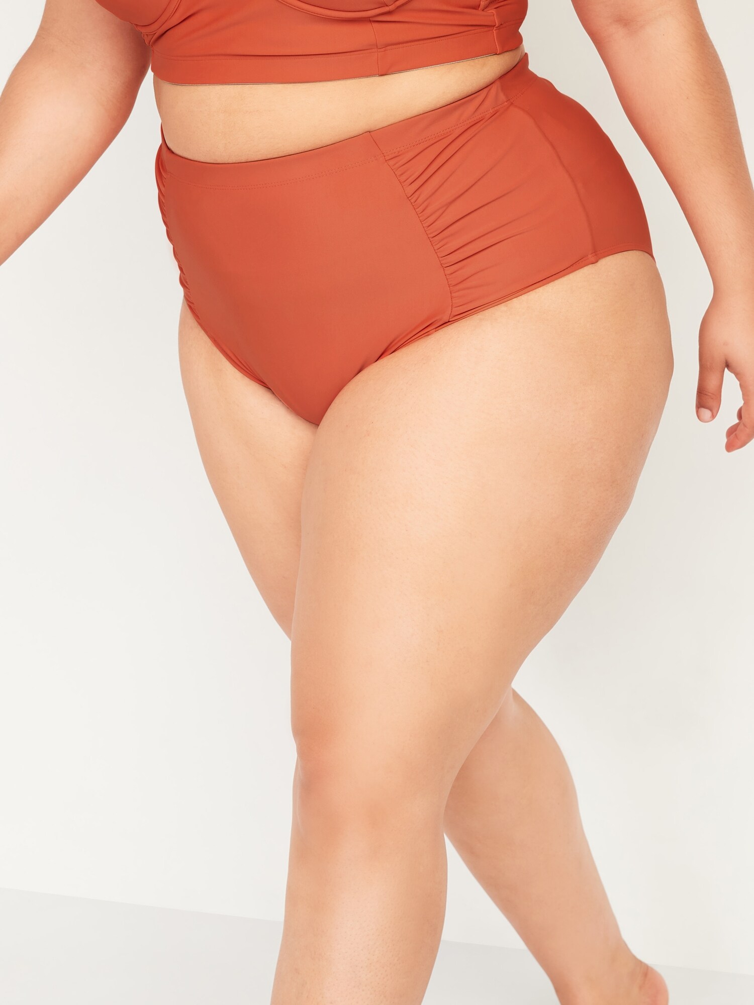 HighWaisted SecretSmooth PlusSize Swim Bottoms Old Navy