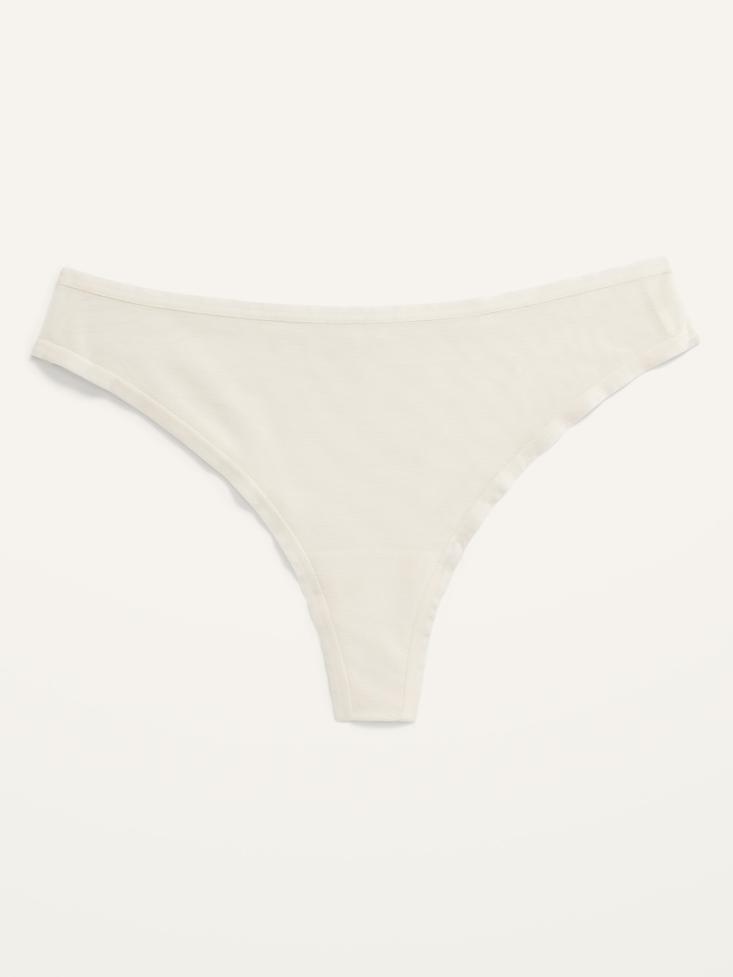 Old Navy Mesh Thong Underwear for Women white. 1