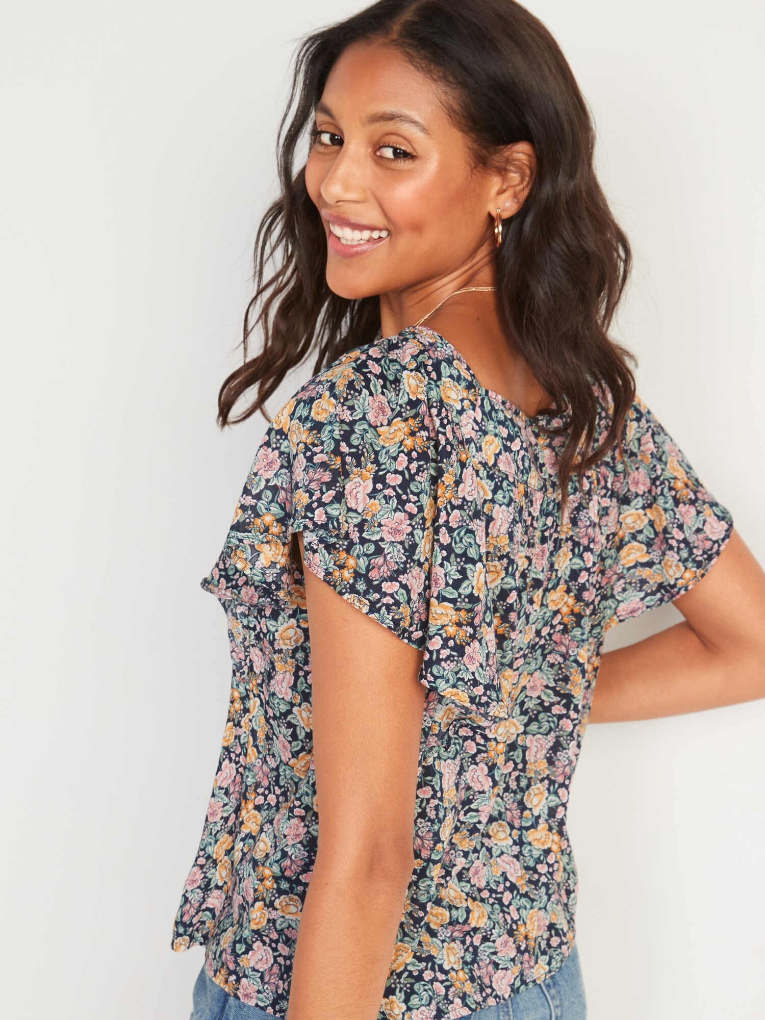 Oversized Square Cut Top main image 1