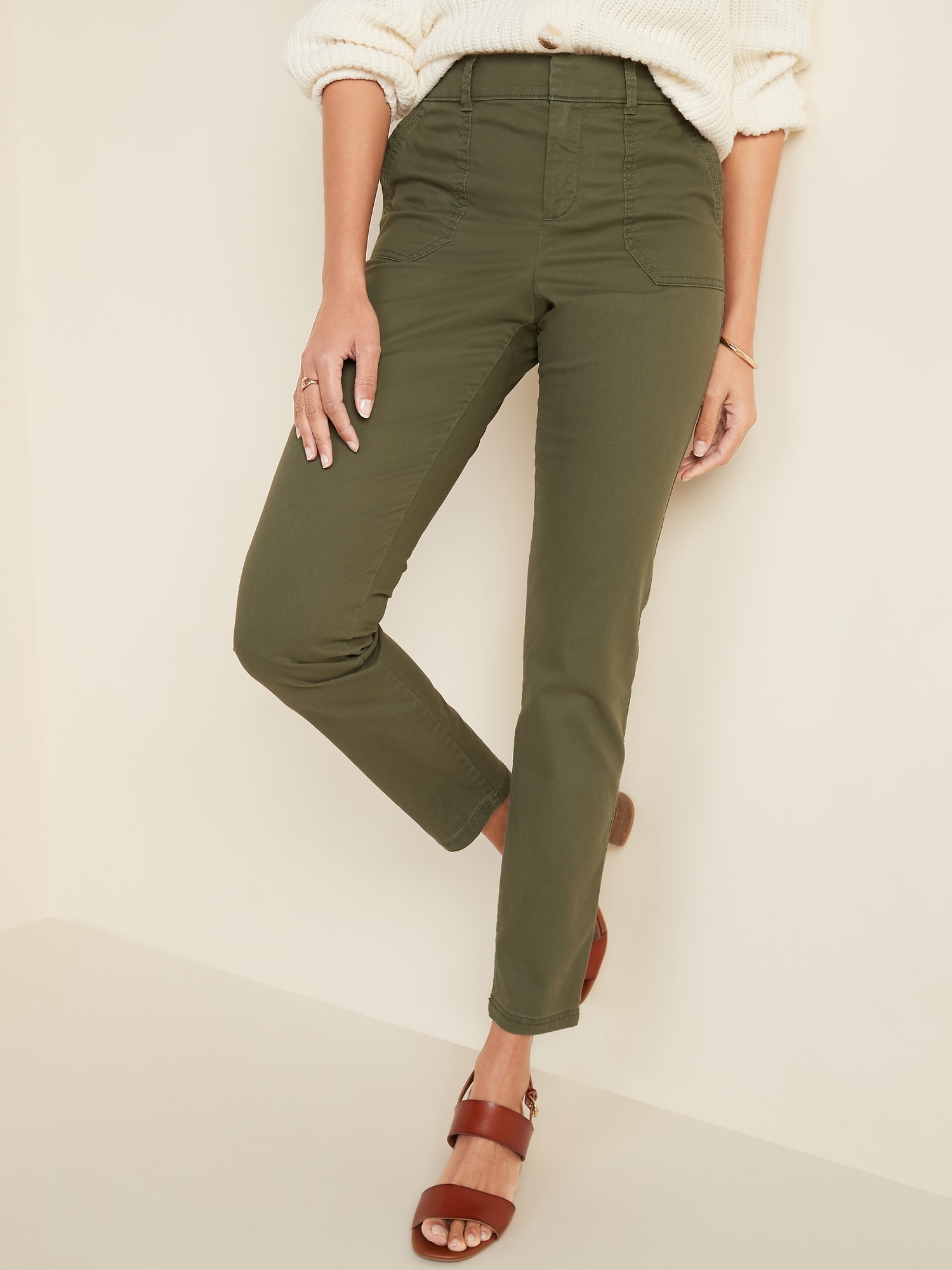 Old Navy Mid-Rise Pixie Ankle Pants for Women