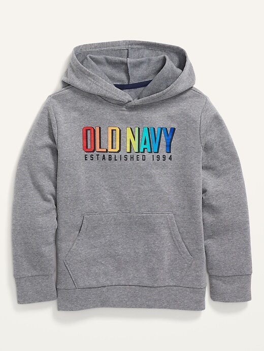 View large product image 1 of 2. Logo-Graphic Pullover Hoodie For Boys