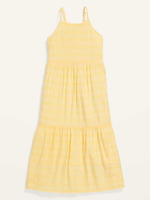 Sleeveless Striped Tiered Maxi Dress for Girls | Old Navy