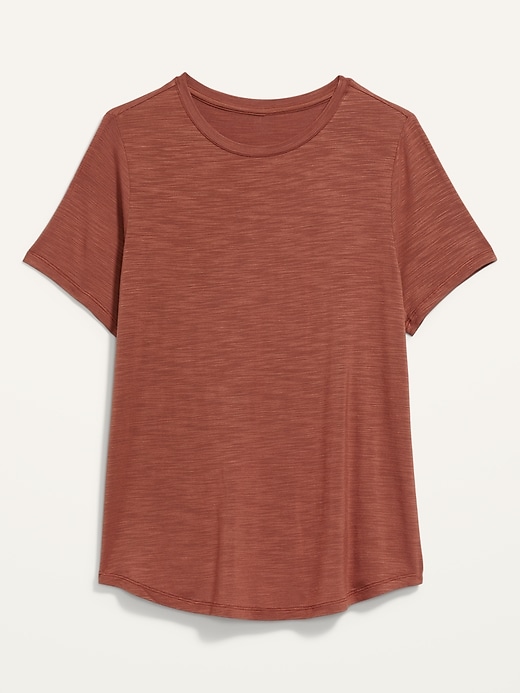 L'image numéro 4 présente T-shirt luxueux en fil flammé pour femme