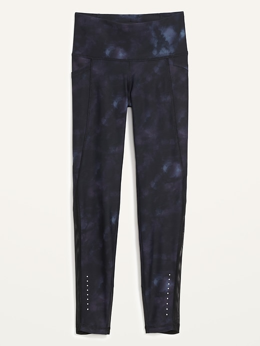 Image number 4 showing, High-Waisted PowerSoft Side-Pocket 7/8 Run Leggings