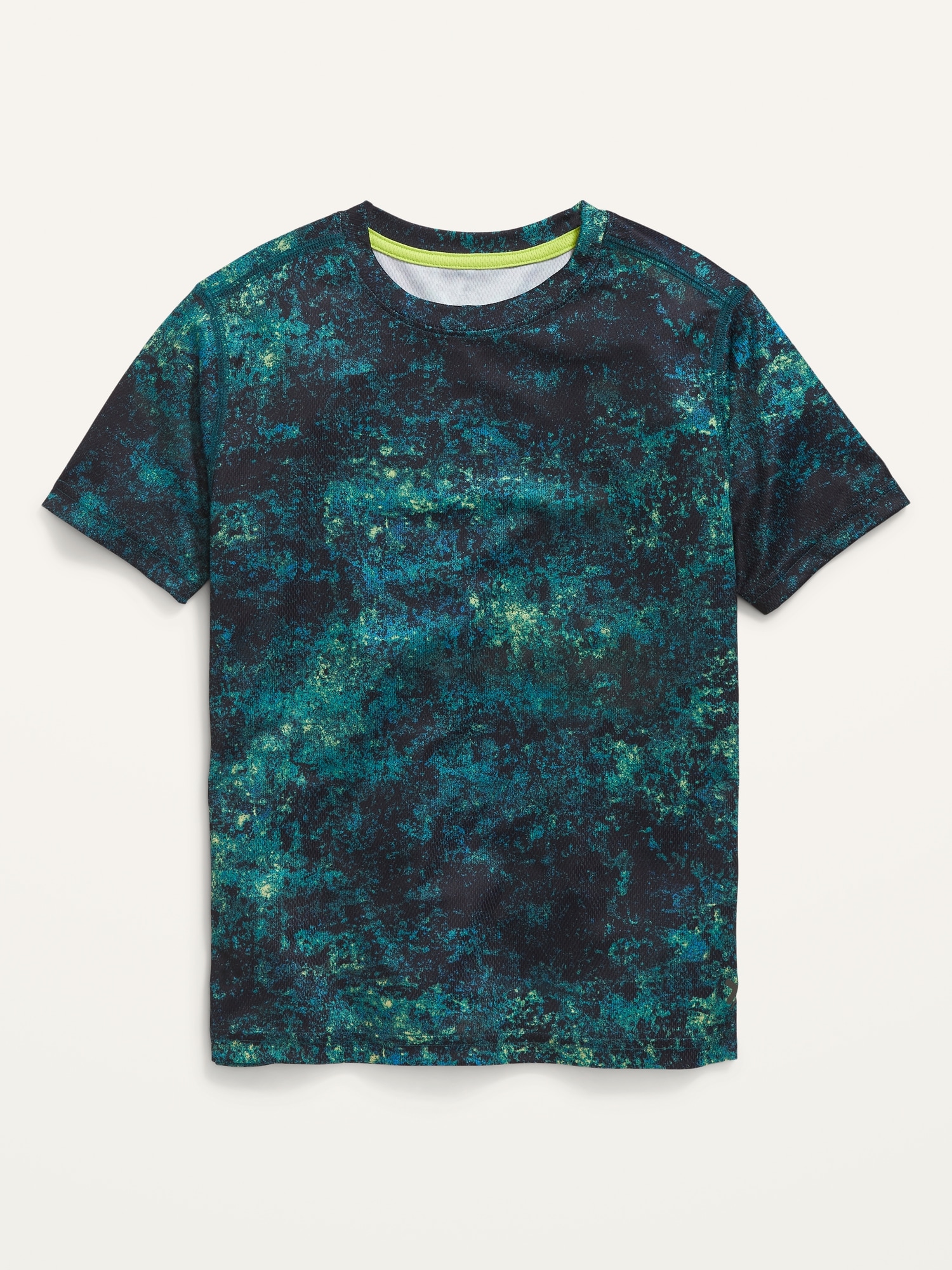 Full Sleeve Green Camo Print T-shirt –