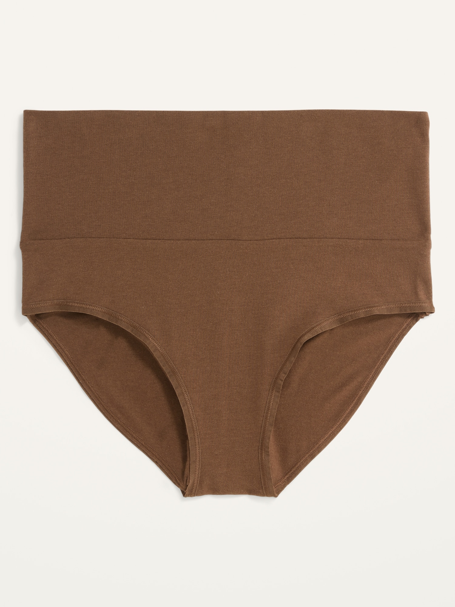 Old Navy Maternity Rollover-Waist Jersey Hipster Underwear brown. 1