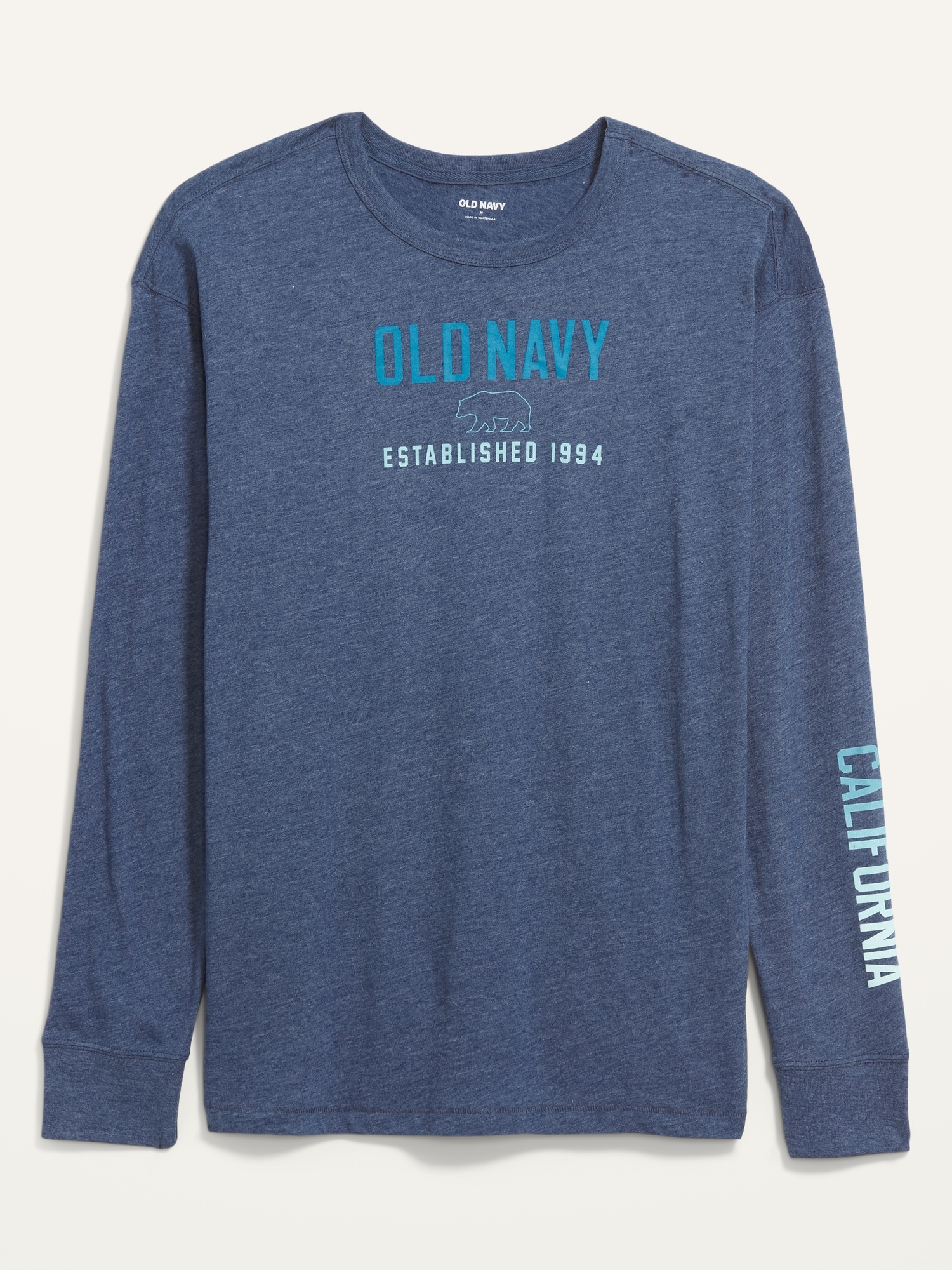 Vintage Logo-Graphic Long-Sleeve Crew-Neck T-Shirt | Old Navy