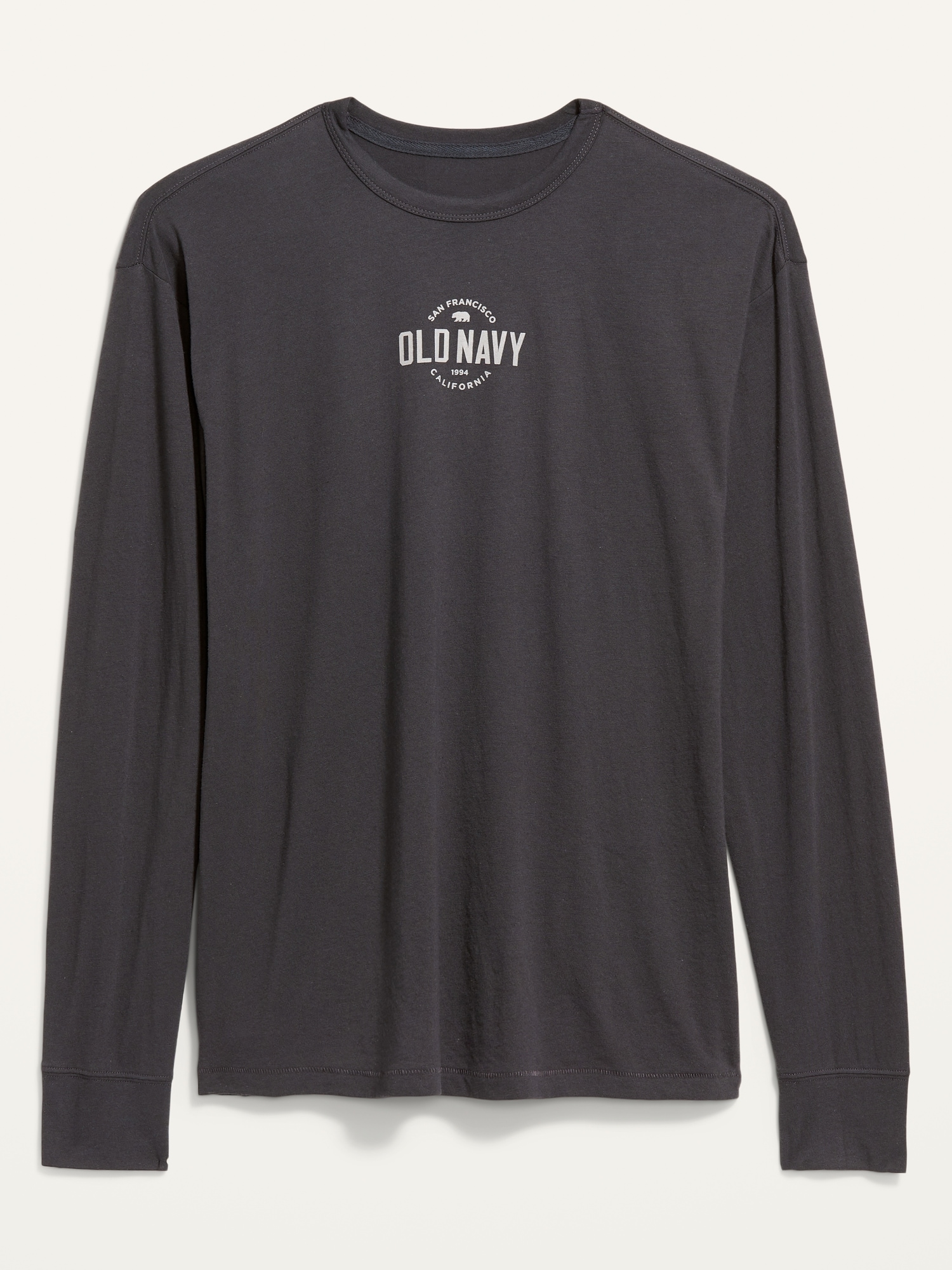 Vintage Logo-Graphic Long-Sleeve Crew-Neck T-Shirt | Old Navy