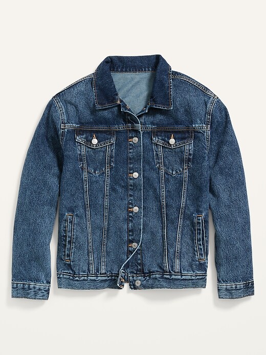 Image number 4 showing, Non-Stretch Jean Boyfriend Jacket for Women