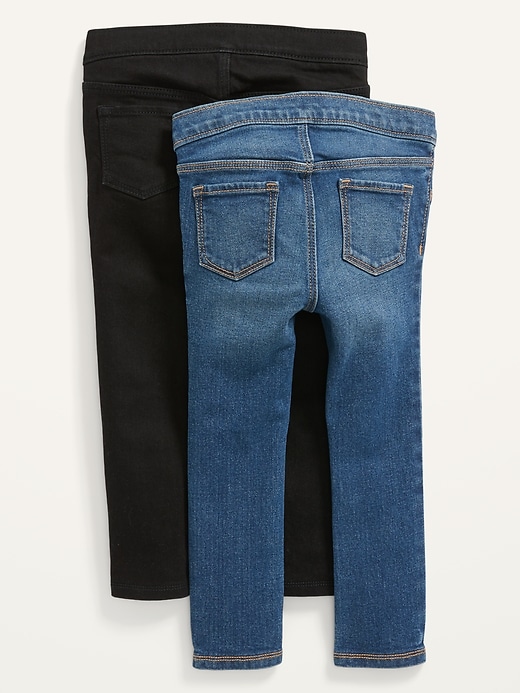 View large product image 2 of 2. Wow Skinny Unisex Pull-On Jeans 2-Pack for Toddler