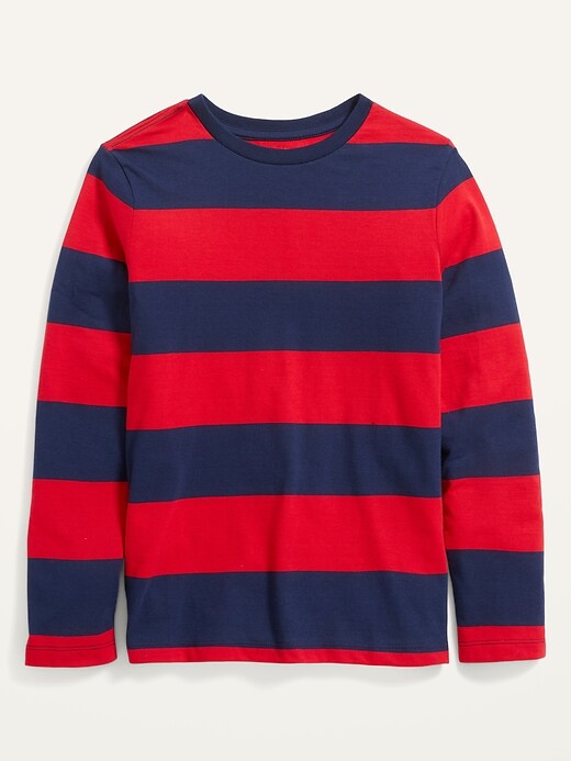 View large product image 1 of 1. Softest Striped Long-Sleeve T-Shirt For Boys