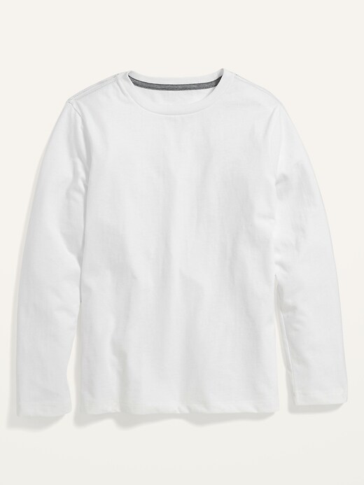 View large product image 1 of 2. Gender-Neutral Softest Long-Sleeve T-Shirt For Kids