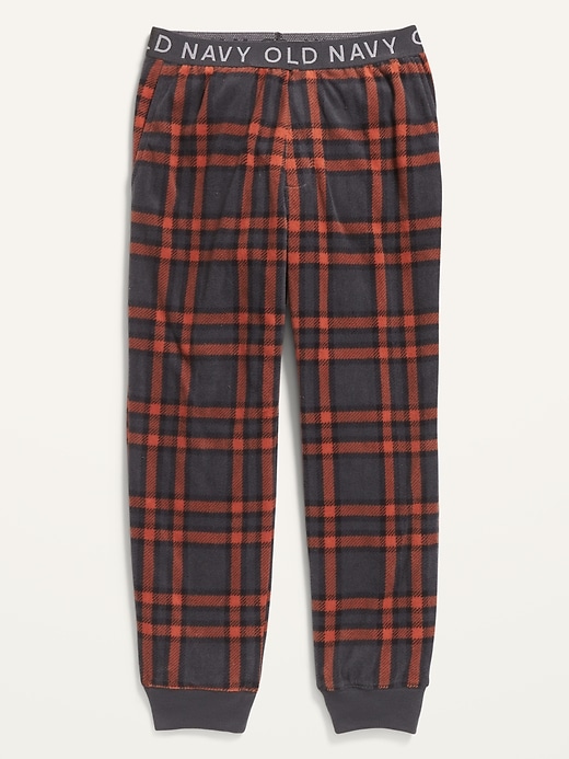 View large product image 1 of 1. Microfleece Pajama Jogger Pants for Boys
