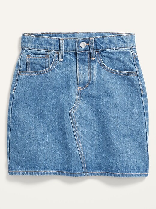 Old Navy - High-Waisted Button-Fly Jean Skirt for Girls