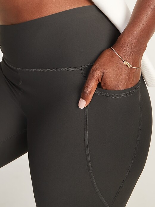 Image number 8 showing, High-Waisted PowerSoft Side-Pocket 7/8 Flare Pants
