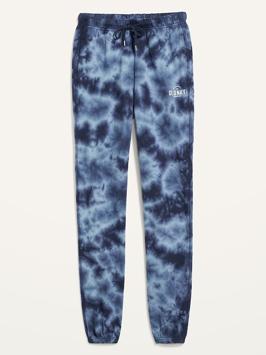 Image number 4 showing, High-Waisted Logo-Graphic Tie-Dye Sweatpants